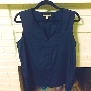 Banana Republic Navy Sleeveless Top